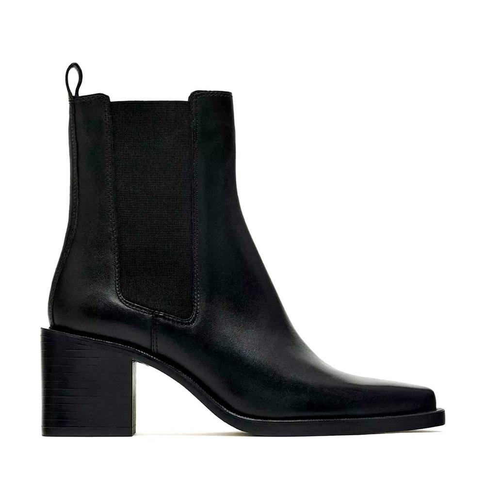 Zara Heeled Chelsea Ankle Boots